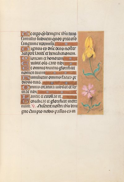 Godziny królowej Izabeli Katolickiej, królowej Hiszpanii: Fol. 56r, ok. 1500. autorstwa Master of the First Prayerbook of Maximillian