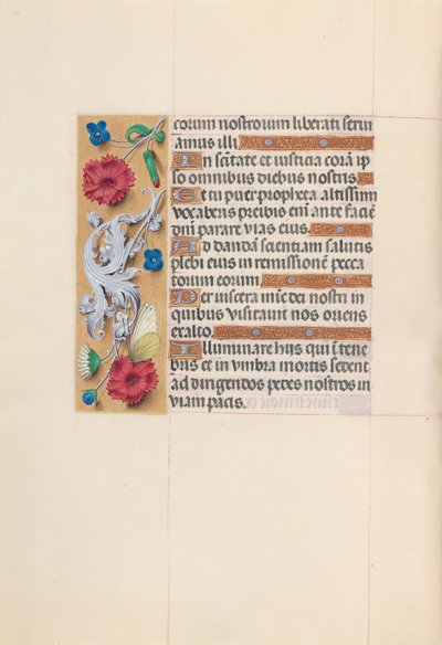 Godziny królowej Izabeli Katolickiej, królowej Hiszpanii: Fol. 59v, ok. 1500. autorstwa Master of the First Prayerbook of Maximillian
