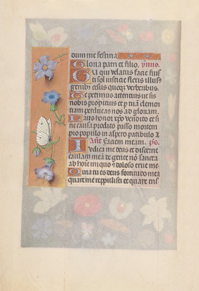 Godziny królowej Izabeli Katolickiej, królowej Hiszpanii: Fol. 61v, ok. 1500. autorstwa Master of the First Prayerbook of Maximillian