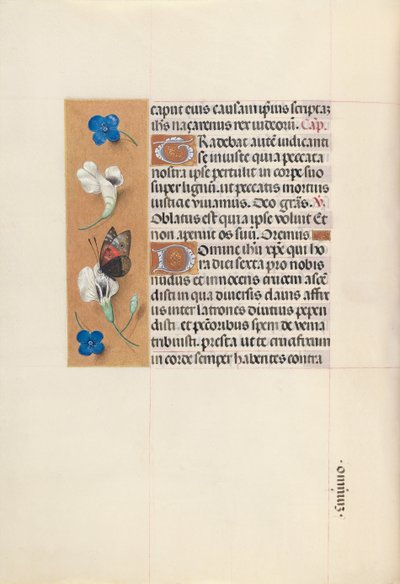 Godziny królowej Izabeli Katolickiej, królowej Hiszpanii: Fol. 67v, ok. 1500. autorstwa Master of the First Prayerbook of Maximillian