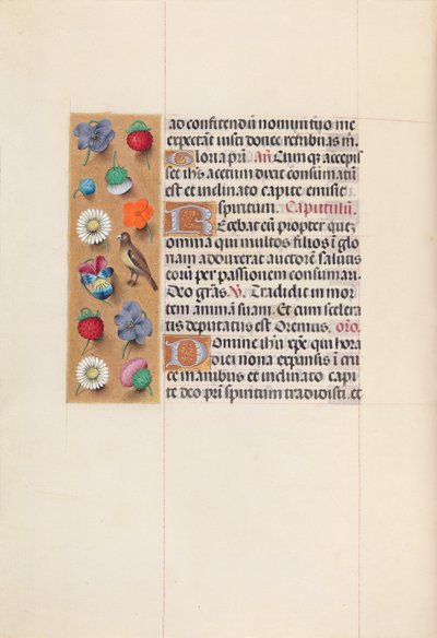 Godziny królowej Izabeli Katolickiej, królowej Hiszpanii: Fol. 70v, ok. 1500. autorstwa Master of the First Prayerbook of Maximillian