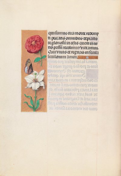 Godziny królowej Izabeli Katolickiej, królowej Hiszpanii: Fol. 76v, ok. 1500. autorstwa Master of the First Prayerbook of Maximillian
