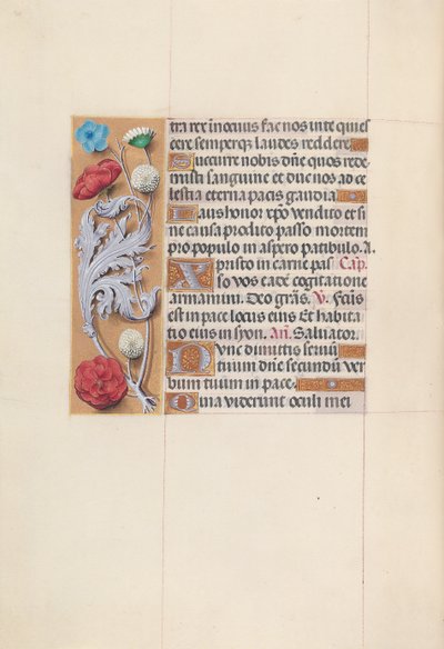 Godziny królowej Izabeli Katolickiej, królowej Hiszpanii: Fol. 78v, ok. 1500. autorstwa Master of the First Prayerbook of Maximillian