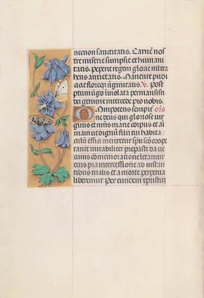 Godziny królowej Izabeli Katolickiej, królowej Hiszpanii: Fol. 83v, ok. 1500. autorstwa Master of the First Prayerbook of Maximillian