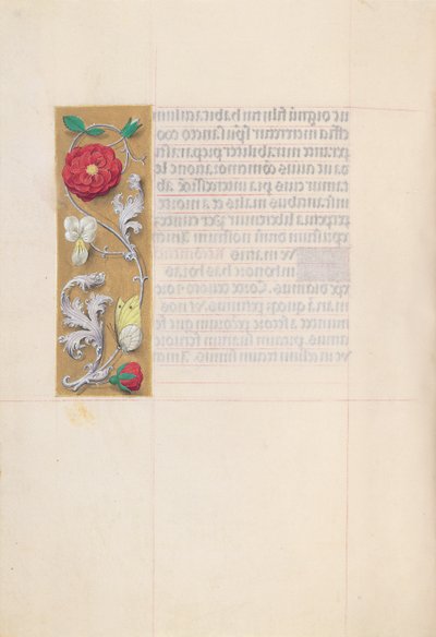 Godziny królowej Izabeli Katolickiej, królowej Hiszpanii: Fol. 86v, ok. 1500. autorstwa Master of the First Prayerbook of Maximillian