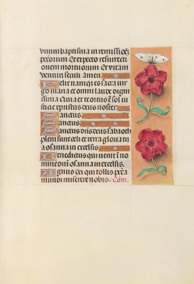 Godziny królowej Izabeli Katolickiej, królowej Hiszpanii: Fol. 92r, ok. 1500. autorstwa Master of the First Prayerbook of Maximillian