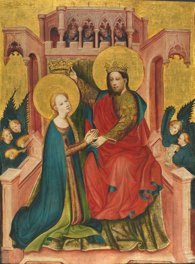 Koronacja Dziewicy autorstwa Master of the Fröndenberg Altarpiece
