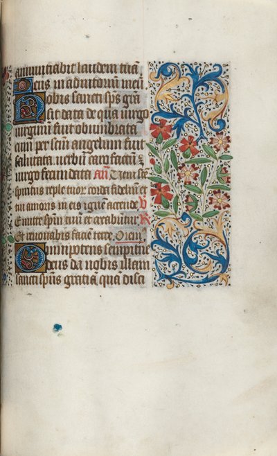 Księga godzin Korzystanie z Rouen: fol. 100r, ok. 1470. autorstwa Master of the Geneva Latini