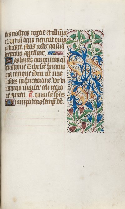 Księga godzin Korzystanie z Rouen: fol. 102r, ok. 1470. autorstwa Master of the Geneva Latini