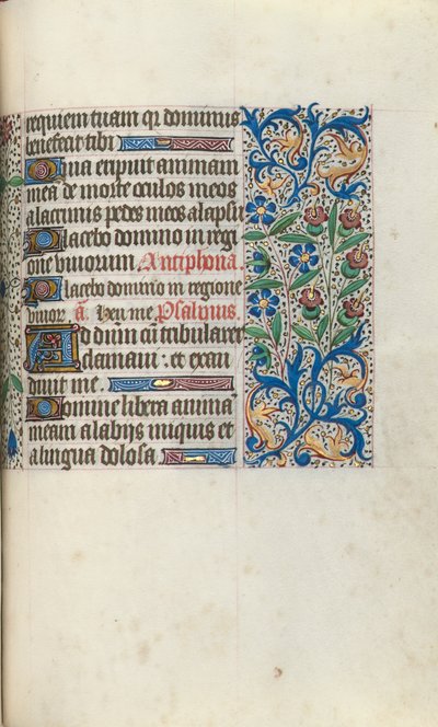 Księga godzin Korzystanie z Rouen: fol. 104r, ok. 1470. autorstwa Master of the Geneva Latini
