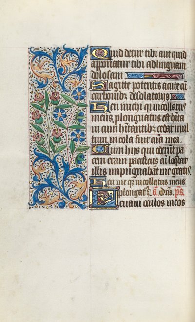 Księga godzin Korzystanie z Rouen: fol. 104v, ok. 1470. autorstwa Master of the Geneva Latini