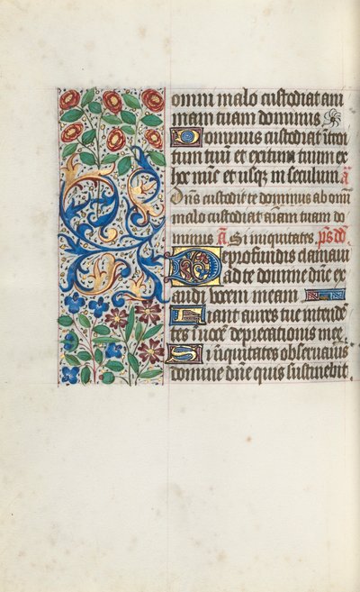 Księga godzin Korzystanie z Rouen: fol. 105v, ok. 1470. autorstwa Master of the Geneva Latini