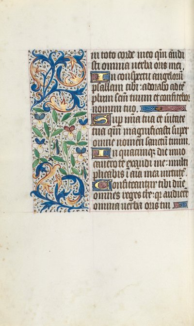 Księga godzin Korzystanie z Rouen: fol. 106r, ok. 1470. autorstwa Master of the Geneva Latini