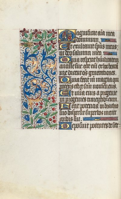 Księga godzin Korzystanie z Rouen: fol. 107v, ok. 1470. autorstwa Master of the Geneva Latini