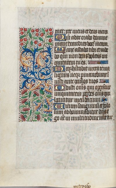 Księga godzin Korzystanie z Rouen: fol. 110v, ok. 1470. autorstwa Master of the Geneva Latini
