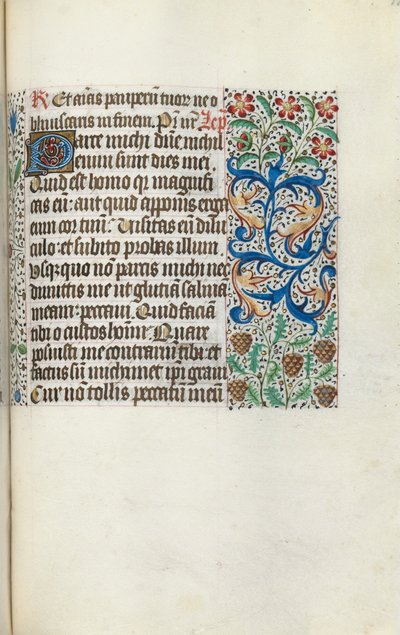 Księga godzin Korzystanie z Rouen: fol. 115r, ok. 1470. autorstwa Master of the Geneva Latini