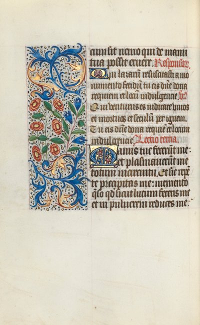 Księga godzin Korzystanie z Rouen: fol. 116v, ok. 1470. autorstwa Master of the Geneva Latini