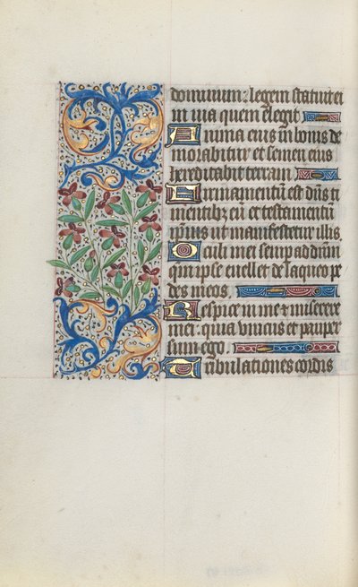 Księga godzin Korzystanie z Rouen: fol. 119v, ok. 1470. autorstwa Master of the Geneva Latini