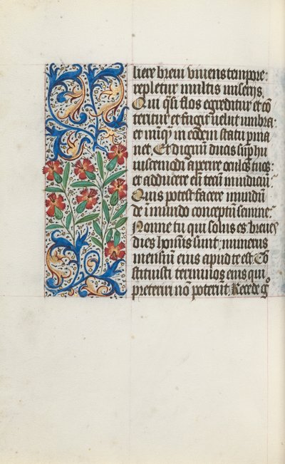 Księga godzin Korzystanie z Rouen: fol. 123v, ok. 1470. autorstwa Master of the Geneva Latini