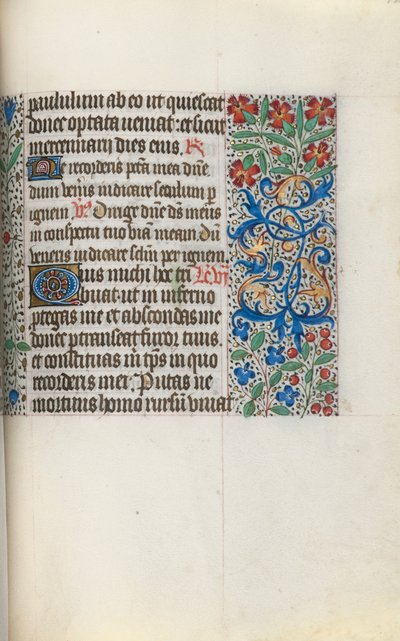 Księga godzin Korzystanie z Rouen: fol. 124r, ok. 1470. autorstwa Master of the Geneva Latini