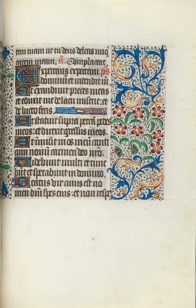 Księga godzin Korzystanie z Rouen: fol. 125r, ok. 1470. autorstwa Master of the Geneva Latini