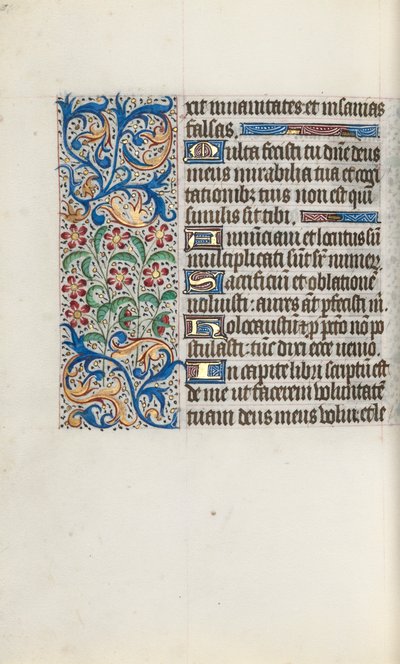 Book of Hours Korzystanie z Rouen: fol. 125v, ok. 1470. autorstwa Master of the Geneva Latini