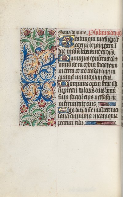 Księga godzin Korzystanie z Rouen: fol. 127v, ok. 1470. autorstwa Master of the Geneva Latini