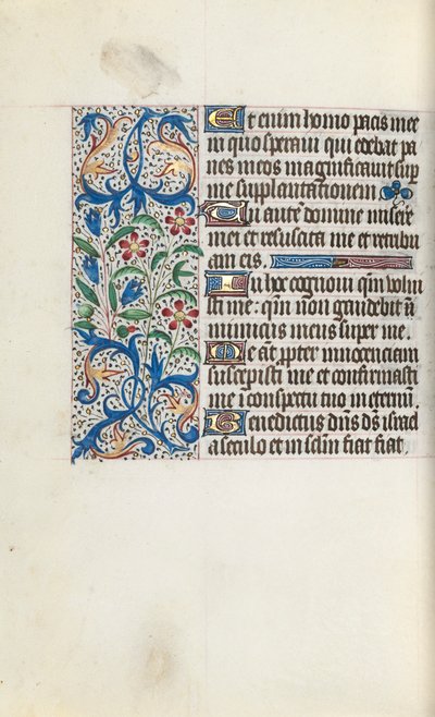 Księga godzin Korzystanie z Rouen: fol. 128v, ok. 1470. autorstwa Master of the Geneva Latini