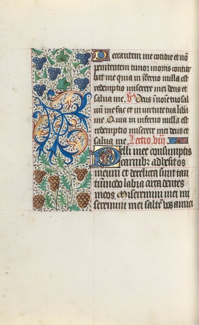 Księga godzin Korzystanie z Rouen: fol. 131v, ok. 1470. autorstwa Master of the Geneva Latini