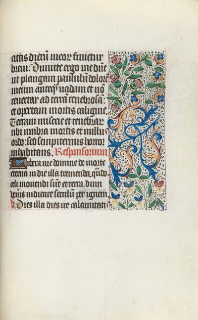 Księga godzin Korzystanie z Rouen: fol. 133r, ok. 1470. autorstwa Master of the Geneva Latini