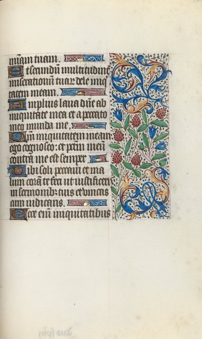 Księga godzin Korzystanie z Rouen: fol. 134r, ok. 1470. autorstwa Master of the Geneva Latini