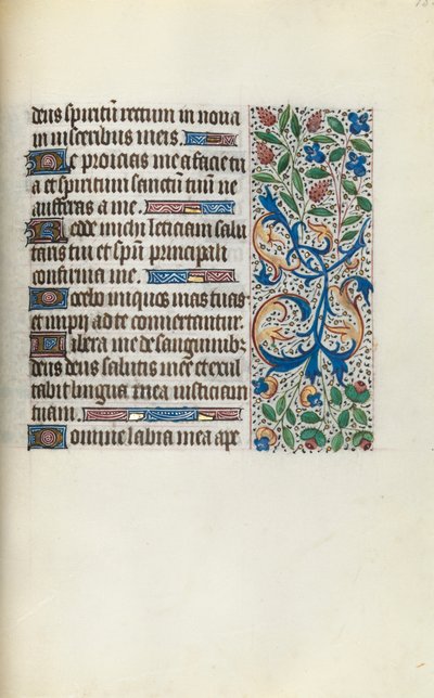 Księga godzin Korzystanie z Rouen: fol. 135r, ok. 1470. autorstwa Master of the Geneva Latini