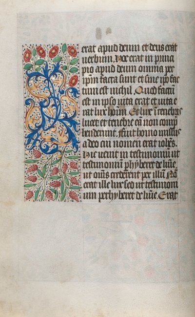 Księga godzin Korzystanie z Rouen: fol. 13v, ok. 1470. autorstwa Master of the Geneva Latini