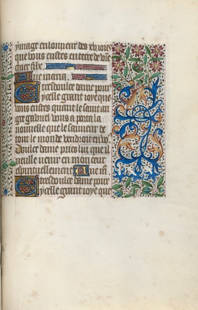 Księga godzin Korzystanie z Rouen: fol. 147r, ok. 1470. autorstwa Master of the Geneva Latini
