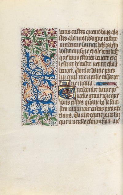 Księga godzin Korzystanie z Rouen: fol. 147v, ok. 1470. autorstwa Master of the Geneva Latini