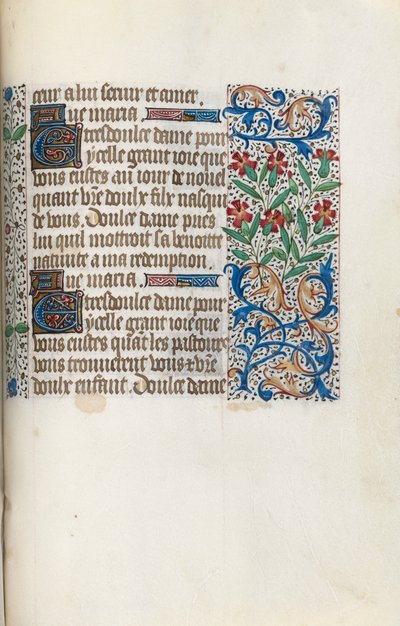 Księga godzin Korzystanie z Rouen: fol. 148r, ok. 1470. autorstwa Master of the Geneva Latini