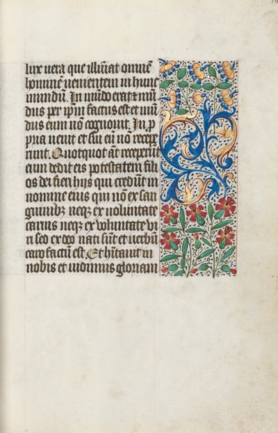 Księga godzin Korzystanie z Rouen: fol. 14r, ok. 1470. autorstwa Master of the Geneva Latini