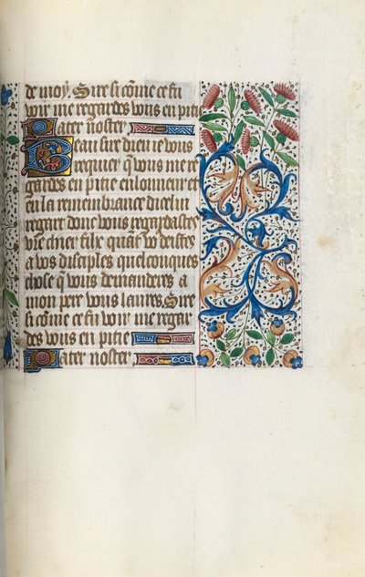 Księga godzin Korzystanie z Rouen: fol. 153r, ok. 153r. 1470. autorstwa Master of the Geneva Latini