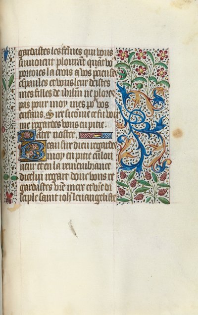 Księga godzin Korzystanie z Rouen: fol. 154a, c. 1470. autorstwa Master of the Geneva Latini