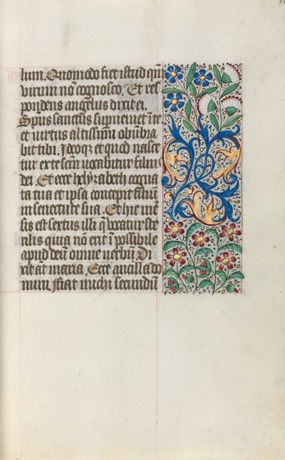 Księga godzin Korzystanie z Rouen: fol. 16r, ok. 1470. autorstwa Master of the Geneva Latini