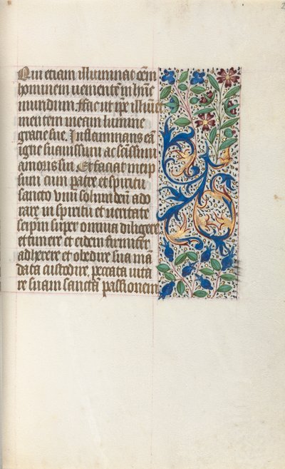 Księga godzin Korzystanie z Rouen: fol. 26r, ok. 1470. autorstwa Master of the Geneva Latini