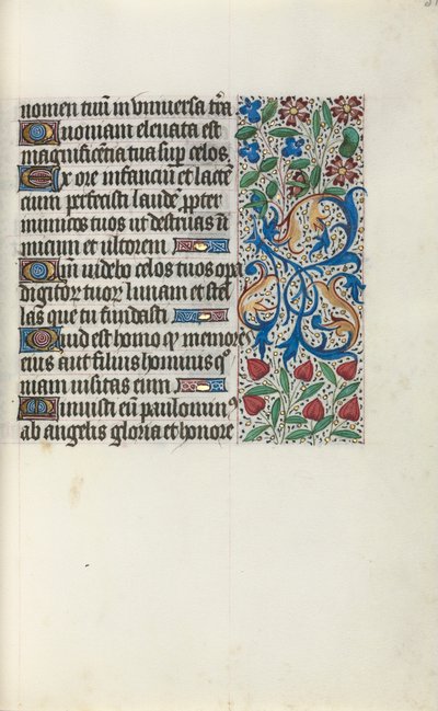 Księga godzin Korzystanie z Rouen: fol. 31r, ok. 1470. autorstwa Master of the Geneva Latini