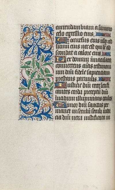 Księga godzin Korzystanie z Rouen: fol. 32v, ok. 1470. autorstwa Master of the Geneva Latini