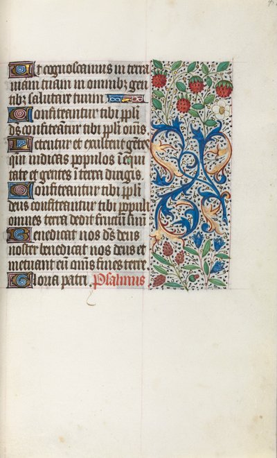 Księga godzin Korzystanie z Rouen: fol. 41r, ok. 1470. autorstwa Master of the Geneva Latini