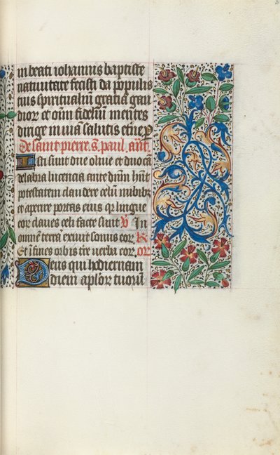 Księga godzin Korzystanie z Rouen: fol. 51r, ok. 1470. autorstwa Master of the Geneva Latini