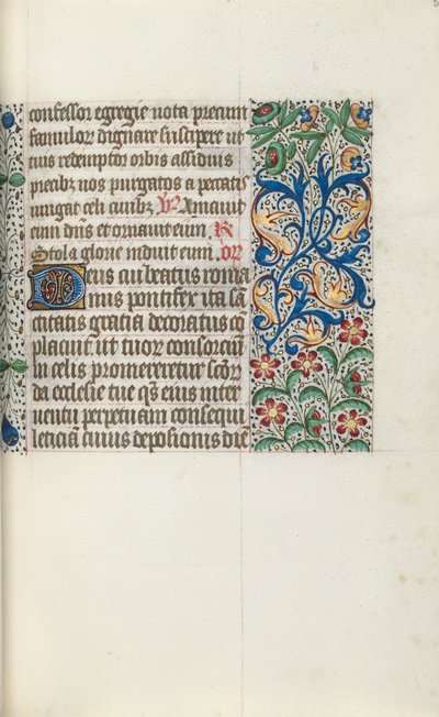 Księga godzin Korzystanie z Rouen: fol. 53r, ok. 1470. autorstwa Master of the Geneva Latini