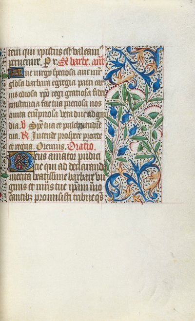 Księga godzin Korzystanie z Rouen: fol. 54r, ok. 1470. autorstwa Master of the Geneva Latini