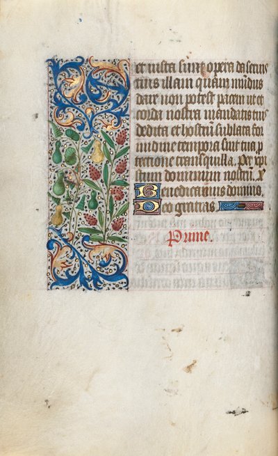 Księga godzin Korzystanie z Rouen: fol. 55v, ok. 1470. autorstwa Master of the Geneva Latini
