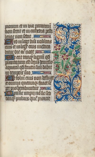 Księga godzin Korzystanie z Rouen: fol. 57r, ok. 1470. autorstwa Master of the Geneva Latini