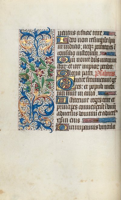 Księga godzin Korzystanie z Rouen: fol. 57v, ok. 1470. autorstwa Master of the Geneva Latini